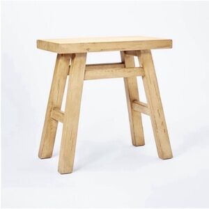NWT Thatcher Wood Stool Natural - Threshold designed with Studio McGee